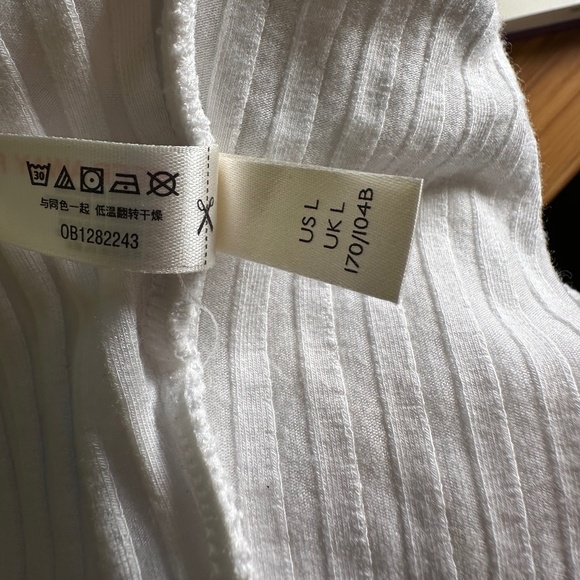 Free People White Playsuit L - Picture 3 of 8